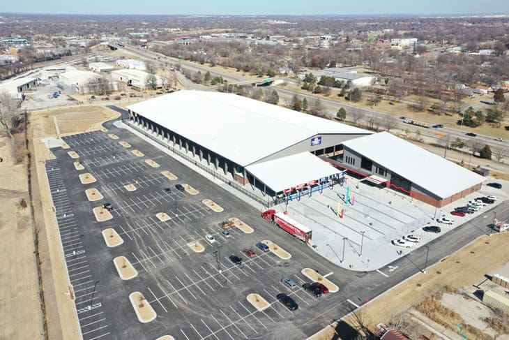 BMX Headquarters Drone Image