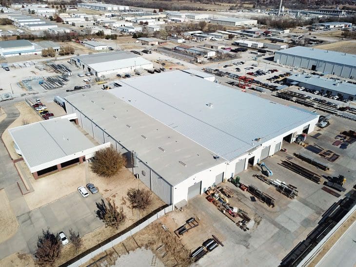 Alfa Laval Reroof Drone Image