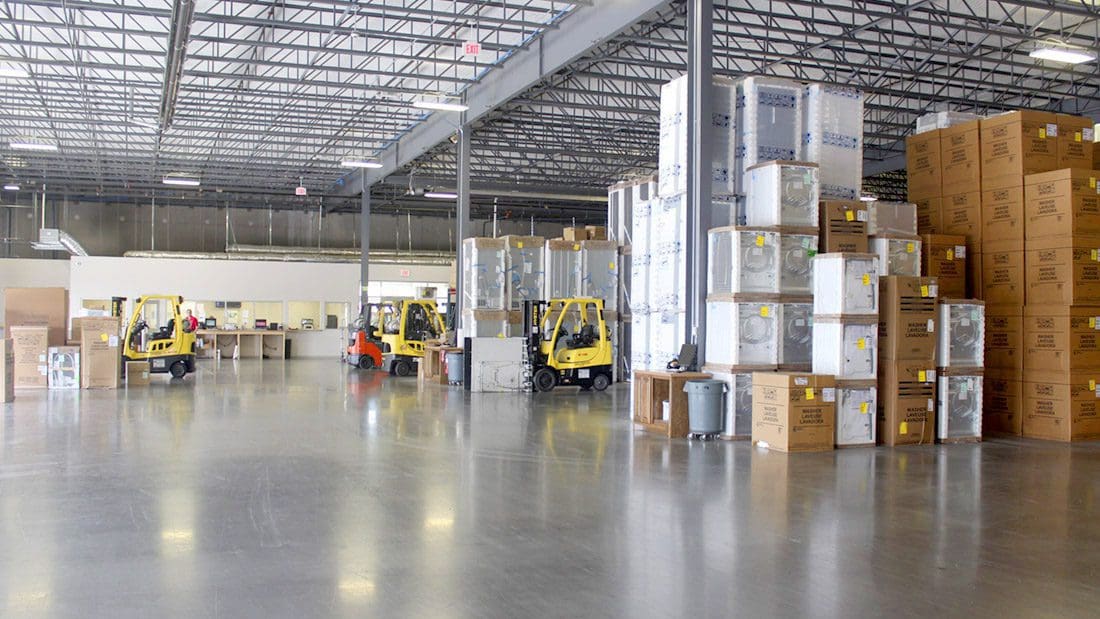 Hahn Appliance Interior Warehouse