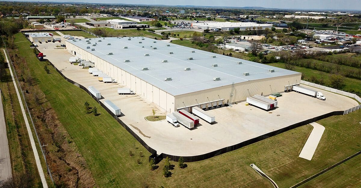 Jarboe Sales Exterior Arial with Trucks