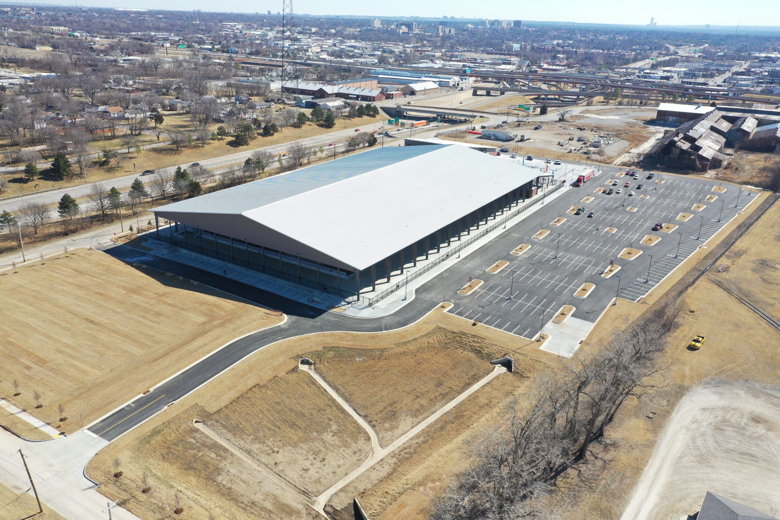 Exterior Arial of BMX HQ