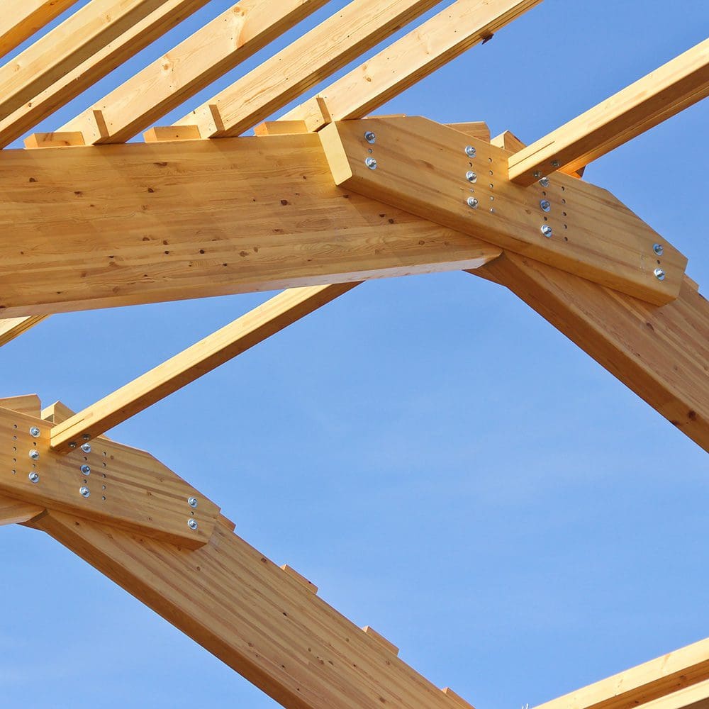 Mass Timber Wood trusses