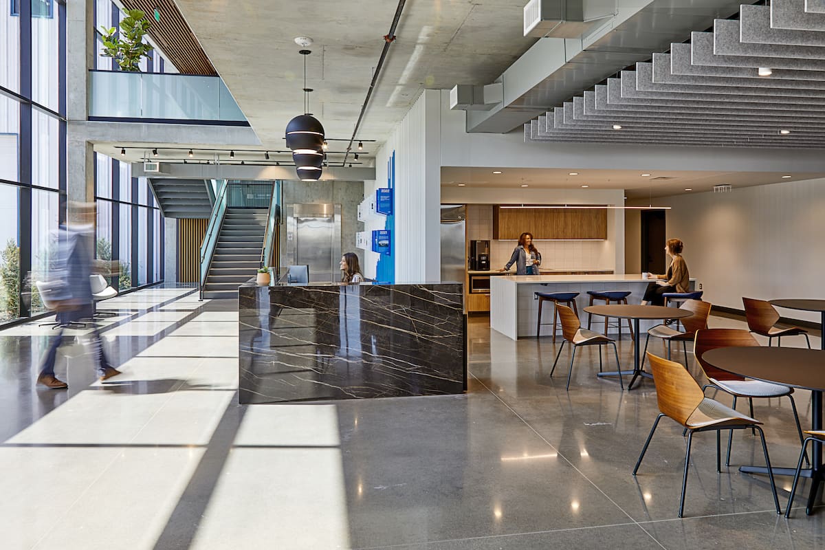 Kitchen Area of AAON Building